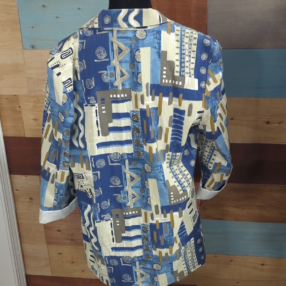 Toni Garment Abstract Pattern Blazer - Picture 3 of 3